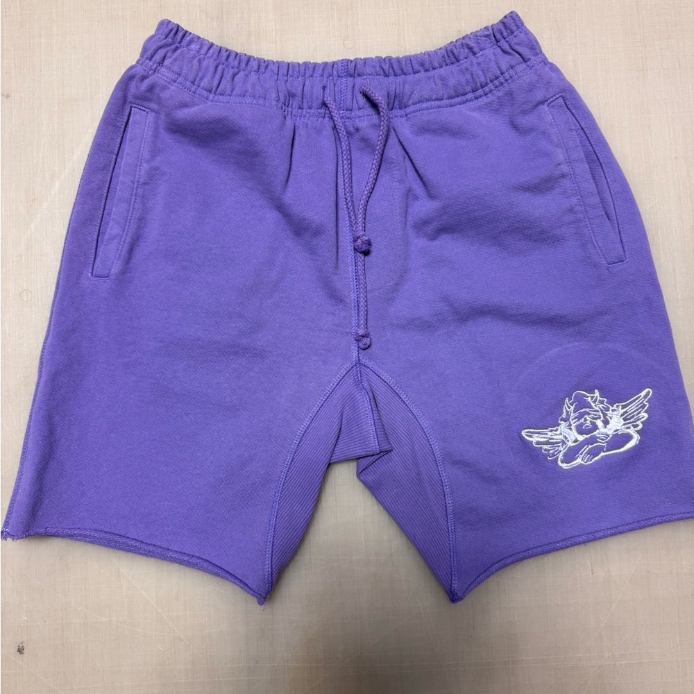Boys Lie Lavender Athletic Shorts